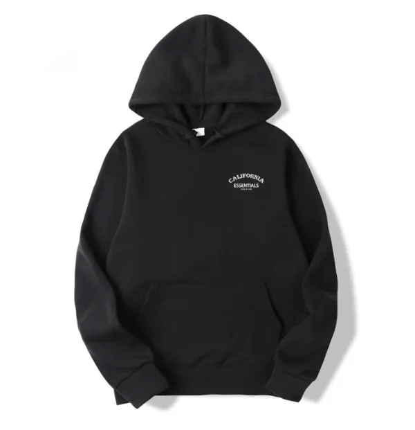 California Essentials Fear Of God Hoodie Black