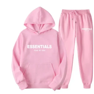 Fear of God Essentials Pink Tracksuits