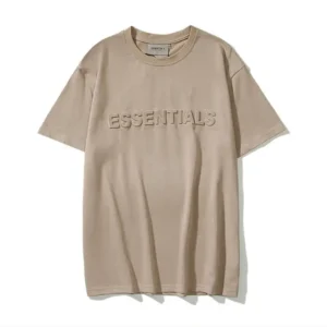 Kanye West Hip Hop Essential Letter Brown T-Shirt