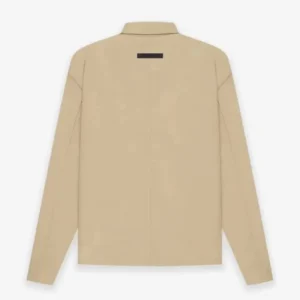 ESSENTIALS Twill Jacket – Khaki