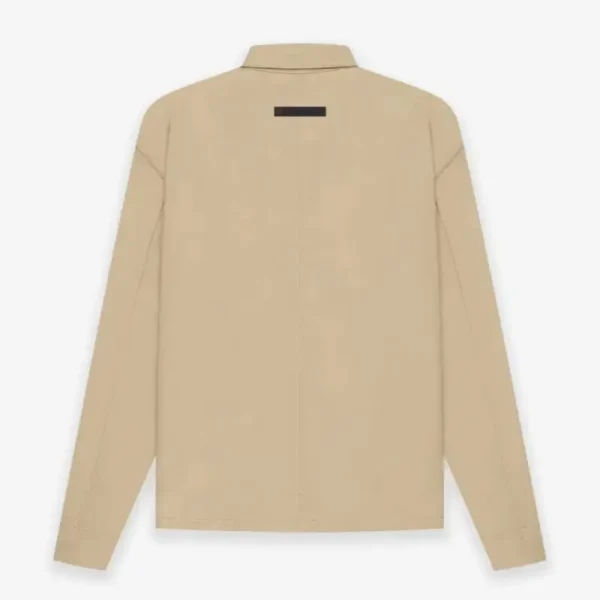 ESSENTIALS Twill Jacket – Khaki