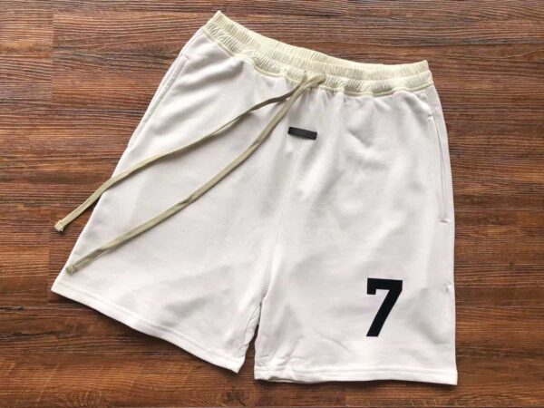 Essential White 7Logo Short